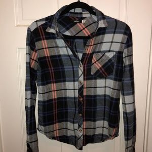 Dark Blue Flannel
